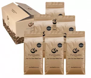 PureGusto Signature Great Taste Award Coffee Beans 6 x 1 KG (small image 4)